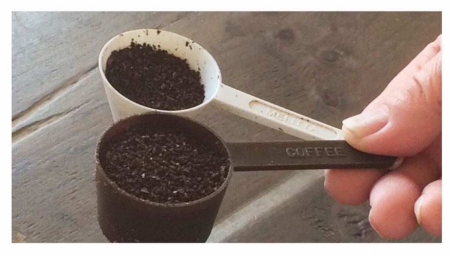 美味しいコーヒーを淹れるためには豆の分量をきちんとはかることが大切です